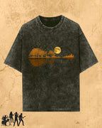 Guitar Relaxation Music Cotton T-Shirt Billien LLC 