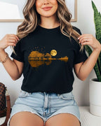 Guitar Relaxation Music Cotton T-Shirt Billien LLC 