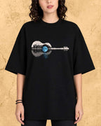 Guitar Relaxation Music Cotton T-Shirt Billien LLC 