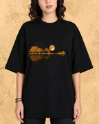 Guitar Relaxation Music Cotton T-Shirt Billien LLC 