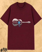 Guitar Relaxation Music Cotton T-Shirt Billien LLC 