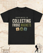 Happiness In Travel Cotton Tshirt Swiftsoul