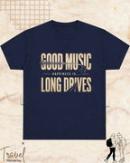 Happiness In Travel Cotton Tshirt Swiftsoul