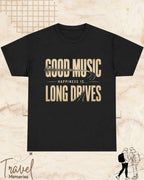 Happiness In Travel Cotton Tshirt Swiftsoul