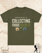 Happiness In Travel Cotton Tshirt Swiftsoul