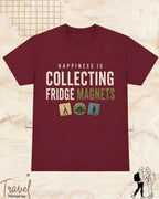 Happiness In Travel Cotton Tshirt Swiftsoul