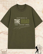 Happiness Is Travel Cotton Tshirt Billien LLC 