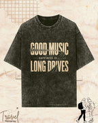 Happiness Is Travel Cotton Tshirt Billien LLC 