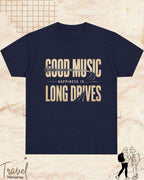 Happiness Is Travel Cotton Tshirt Billien LLC 