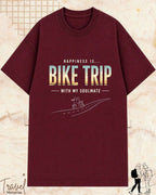 Happiness Is Travel Cotton Tshirt Billien LLC 