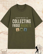 Happiness Is Travel Cotton Tshirt Billien LLC 