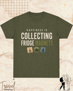 Happiness Is Travel Cotton Tshirt Swiftsoul 