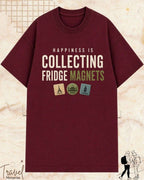 Happiness Is Travel Cotton Tshirt Swiftsoul 