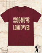 Happiness Is Travel Cotton Tshirt Swiftsoul 