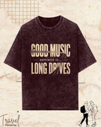 Happiness Is Travel Cotton Tshirt Swiftsoul 