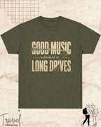Happiness Is Travel Cotton Tshirt Swiftsoul 