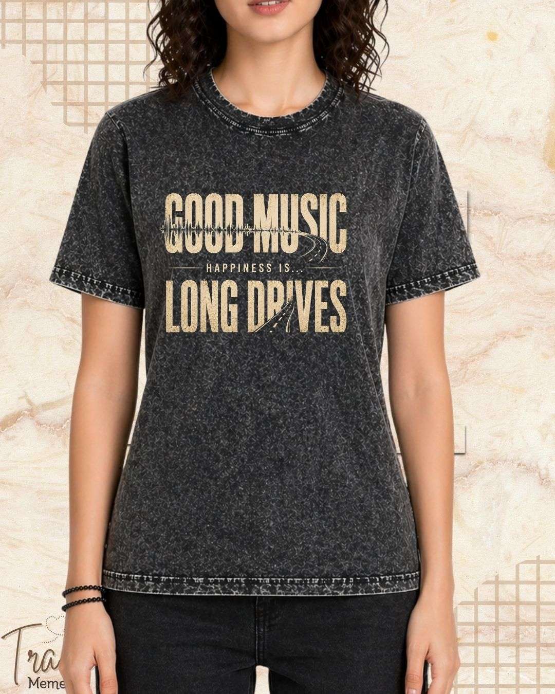 Happiness Is Travel Cotton Tshirt Swiftsoul 