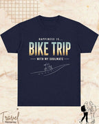 Happiness Is Travel Cotton Tshirt Swiftsoul 