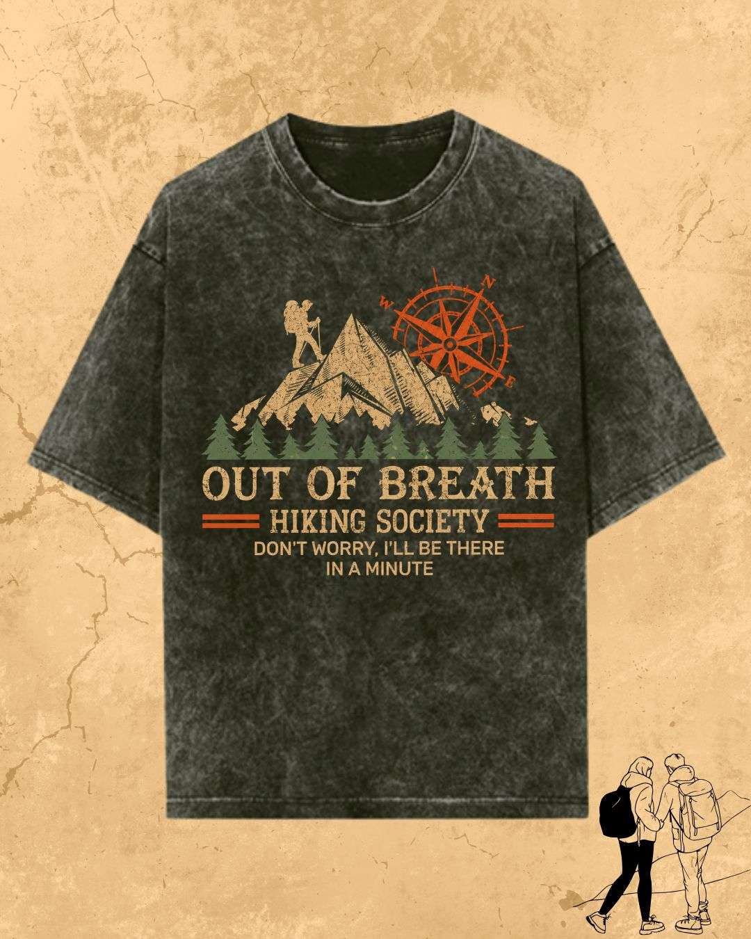 Hiking Cotton Tshirt Swiftsoul 