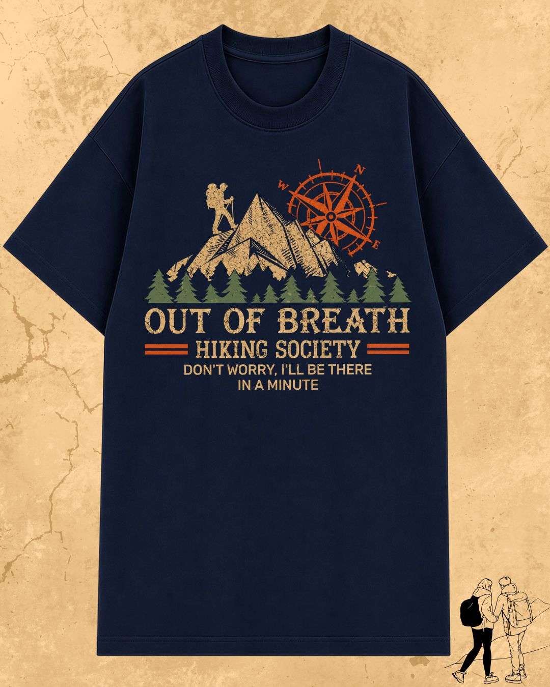 Hiking Cotton Tshirt Swiftsoul 