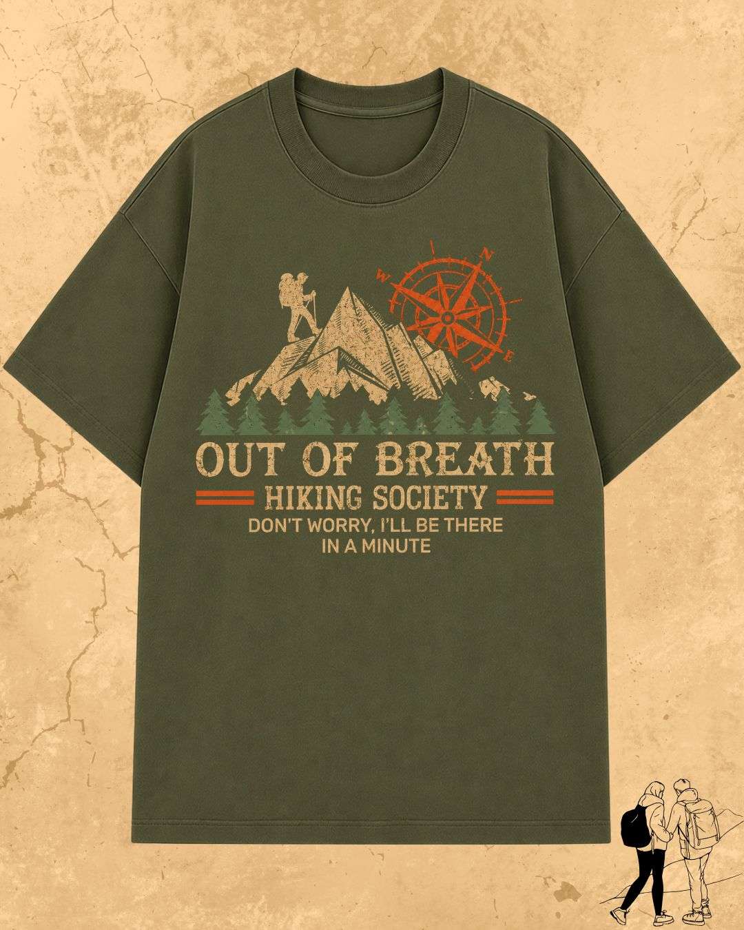 Hiking Cotton Tshirt Swiftsoul 