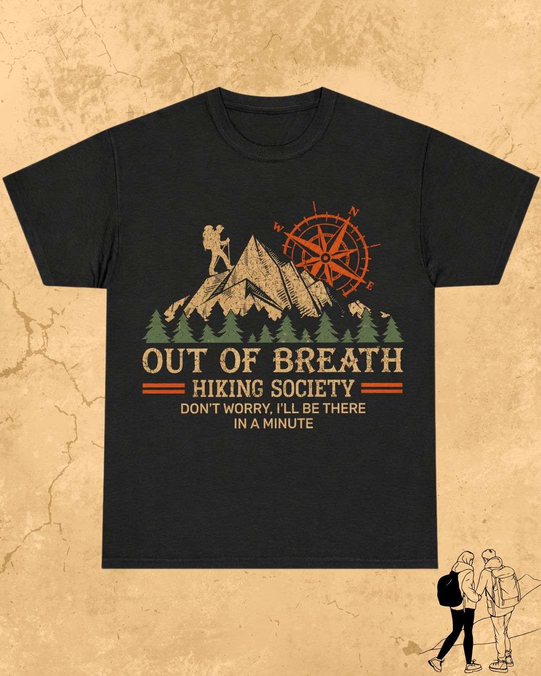 Hiking Cotton Tshirt Swiftsoul 