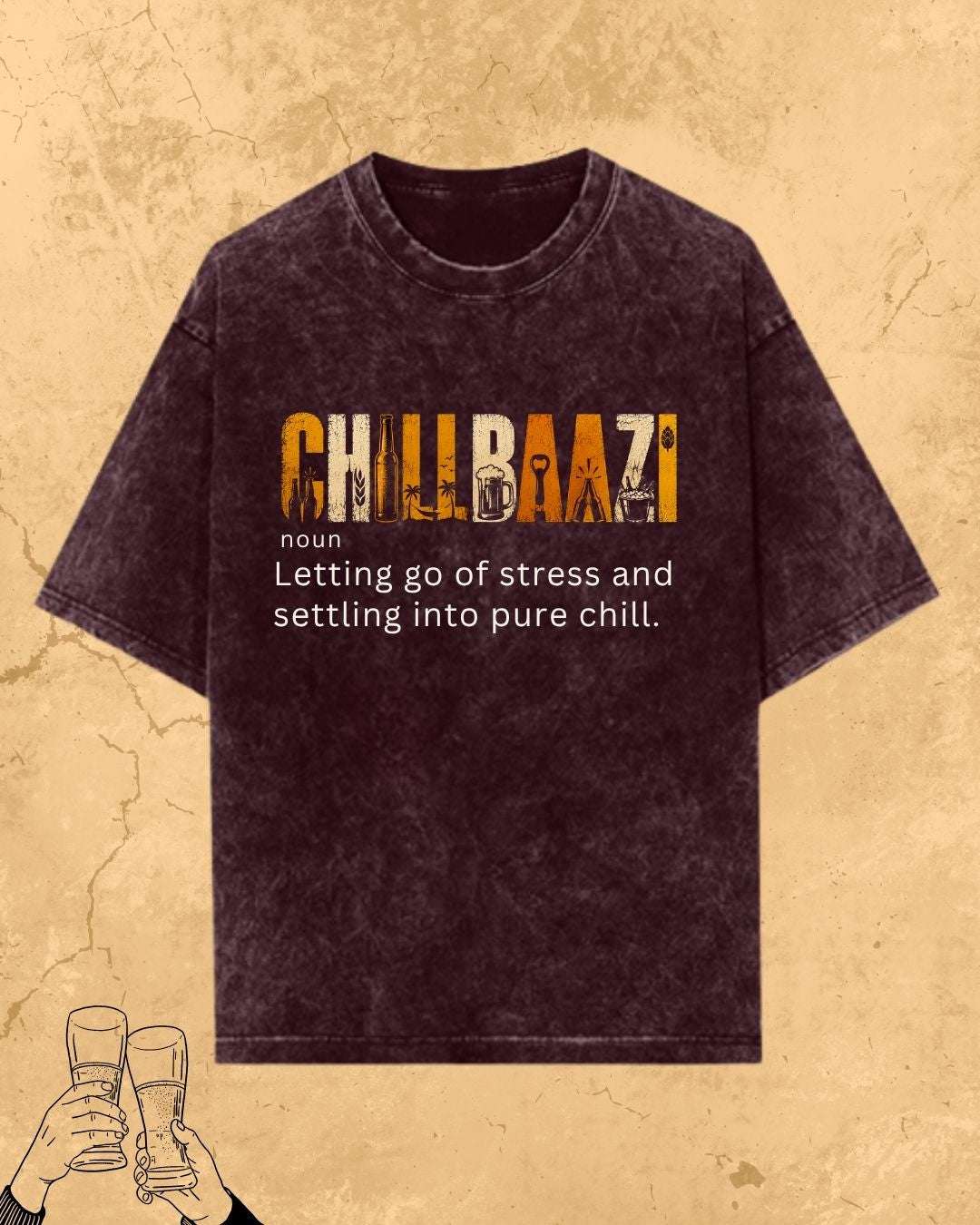 Hinglish Beer Dictionary Cotton Tshirt Billien LLC 