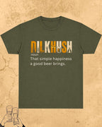 Hinglish Beer Dictionary Cotton Tshirt Billien LLC 