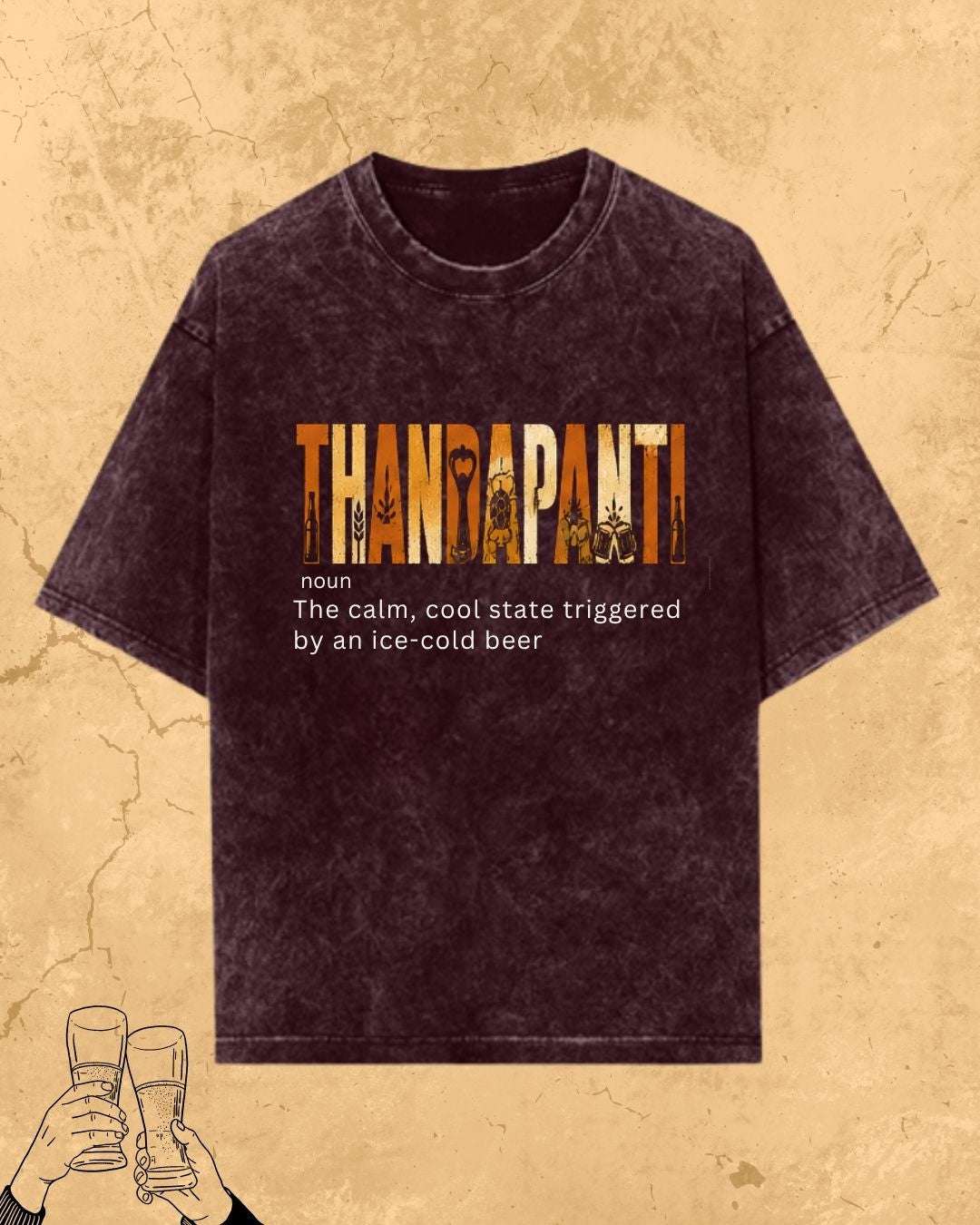 Hinglish Beer Dictionary Cotton Tshirt Billien LLC 