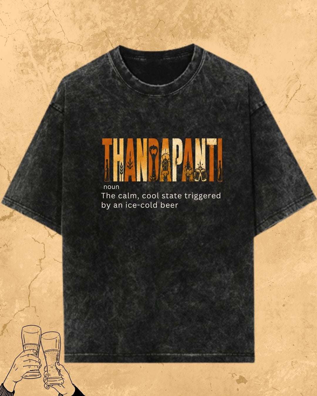 Hinglish Beer Dictionary Cotton Tshirt Billien LLC 