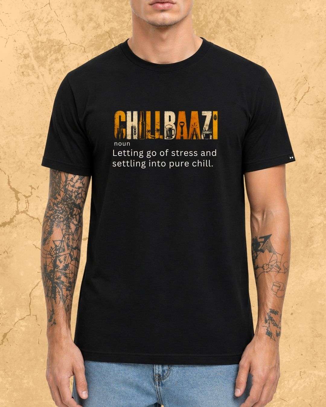 Hinglish Beer Dictionary Cotton Tshirt Billien LLC 