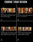 Hinglish Beer Dictionary Cotton Tshirt Billien LLC 