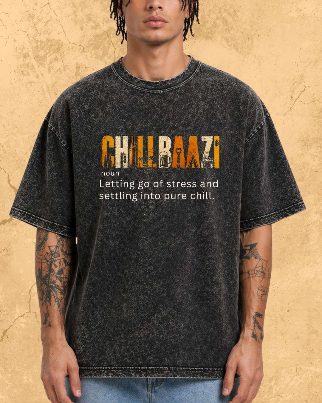 Hinglish Beer Dictionary Cotton Tshirt Billien LLC 