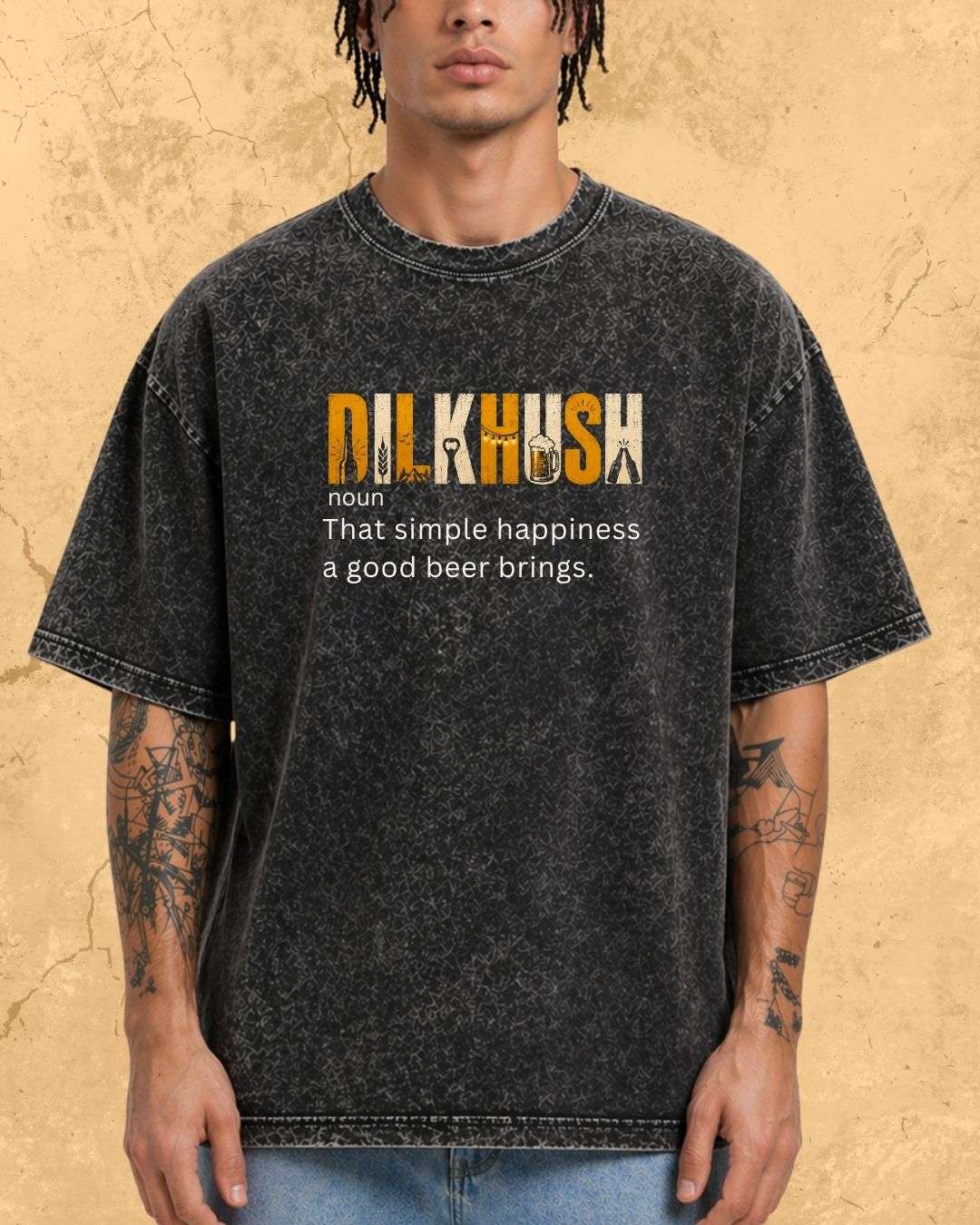 Hinglish Beer Dictionary Cotton Tshirt Billien LLC 