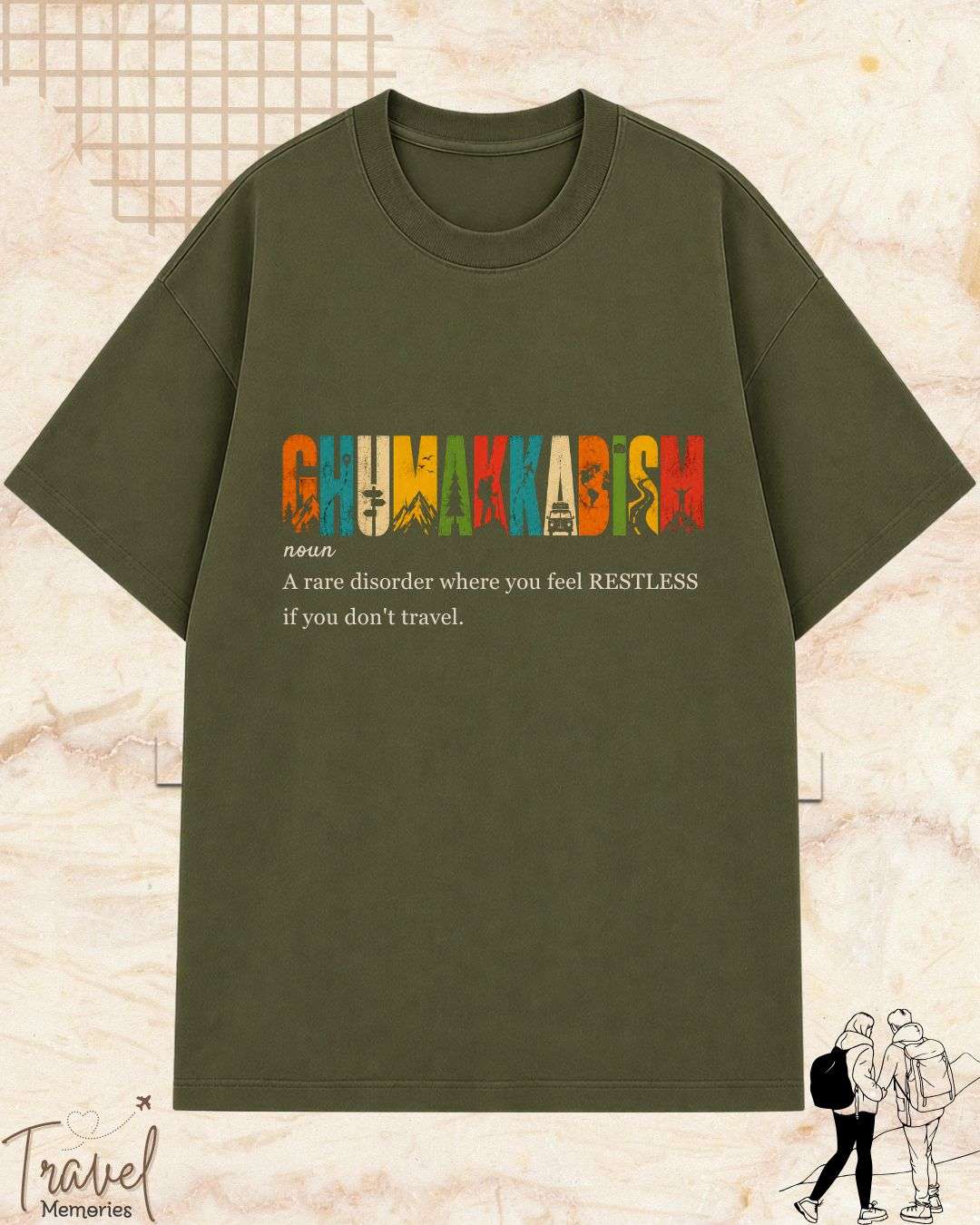 Hinglish Dictionary Travel Cotton Tshirt Billien LLC 