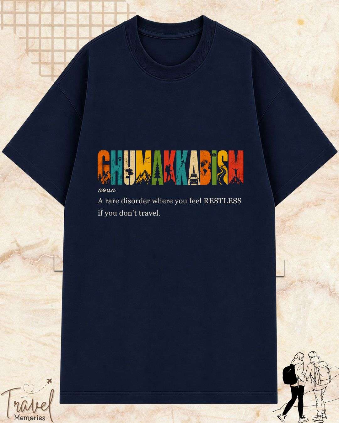 Hinglish Dictionary Travel Cotton Tshirt Billien LLC 