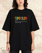 Hinglish Dictionary Travel Cotton Tshirt Swiftsoul 