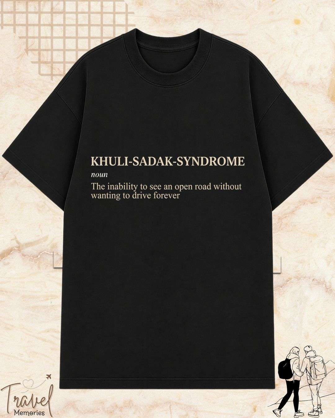 Hinglish Minimalist Dictionary Travel Cotton Tshirt Billien LLC 