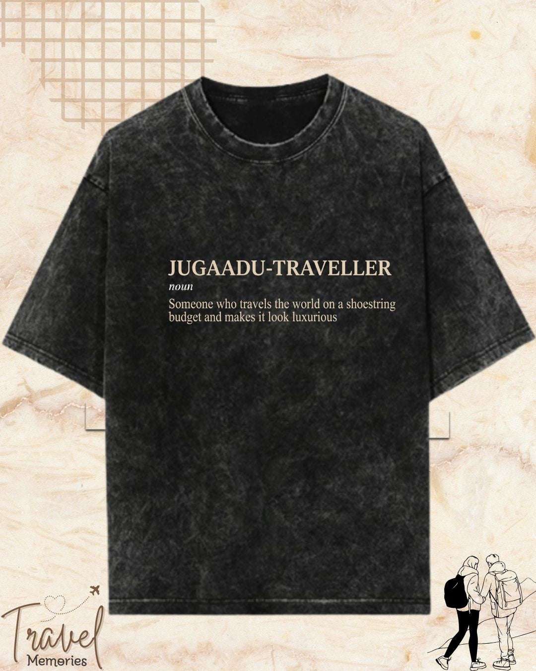 Hinglish Minimalist Dictionary Travel Cotton Tshirt Swiftsoul 