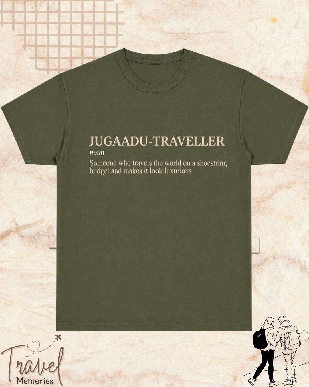 Hinglish Minimalist Dictionary Travel Cotton Tshirt Swiftsoul 