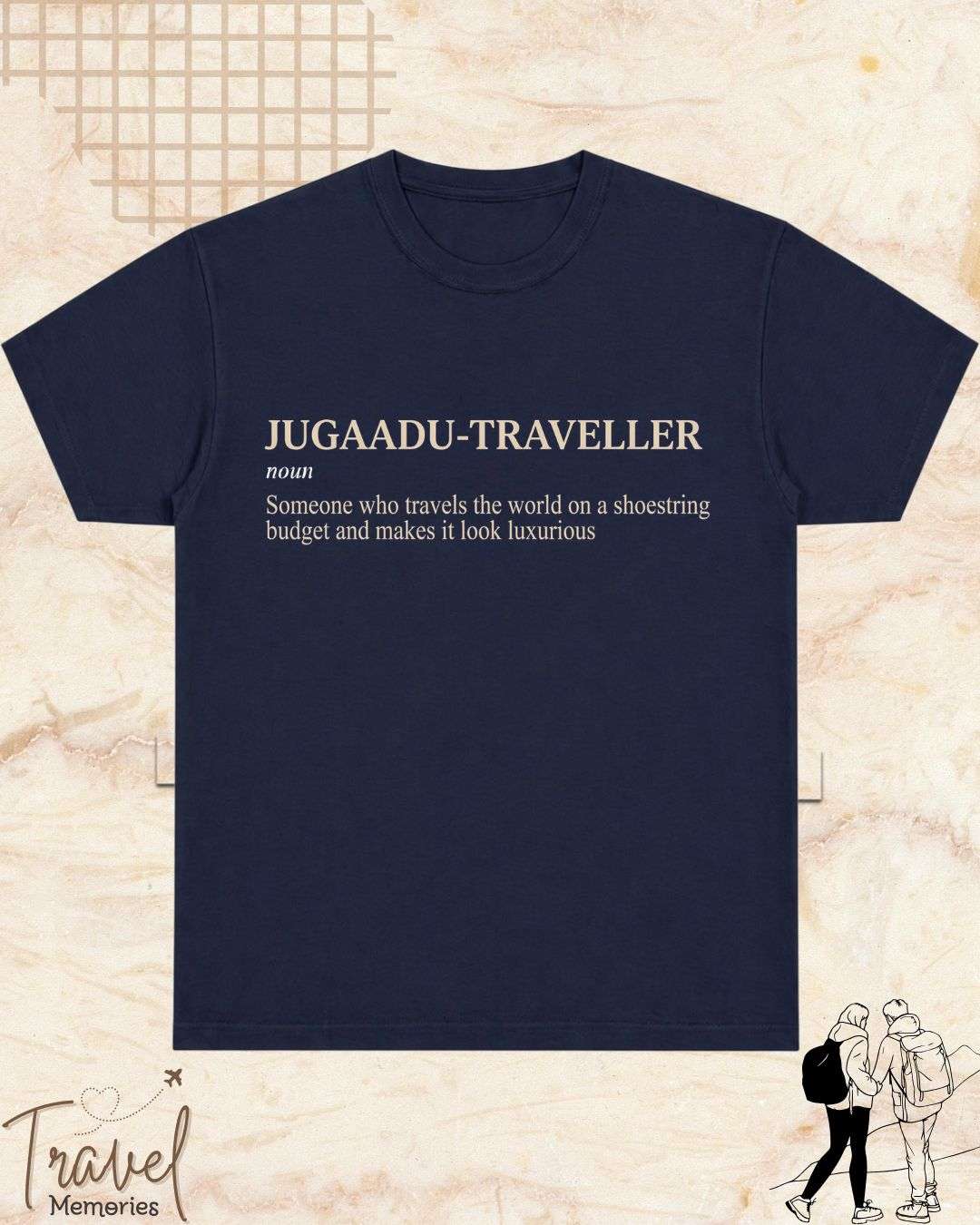 Hinglish Minimalist Dictionary Travel Cotton Tshirt Swiftsoul 
