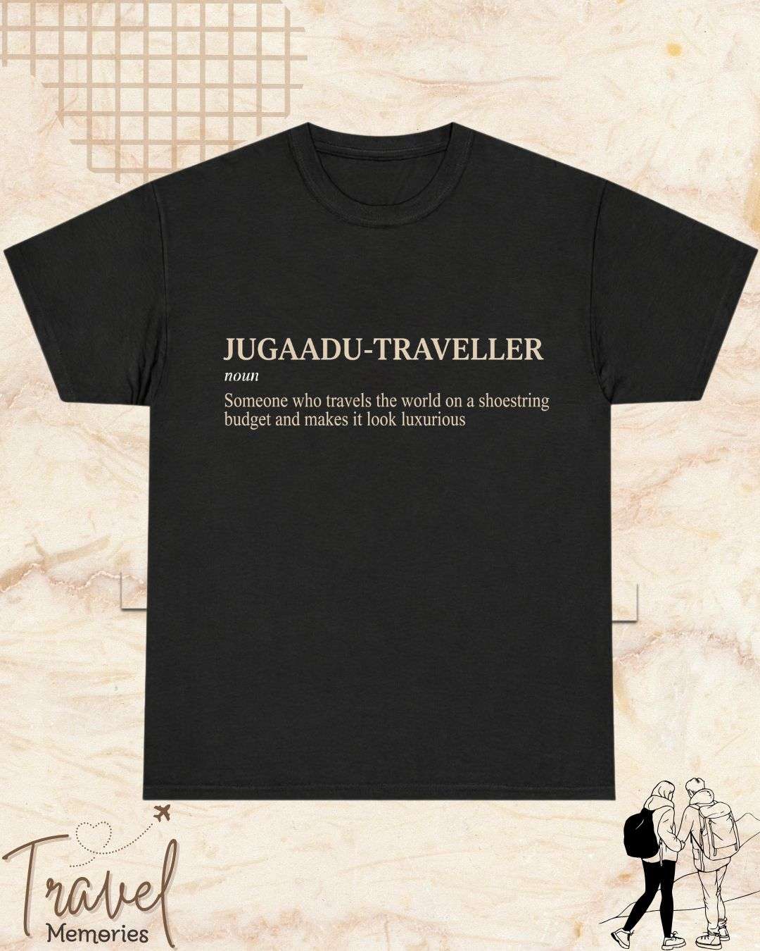 Hinglish Minimalist Dictionary Travel Cotton Tshirt Swiftsoul 