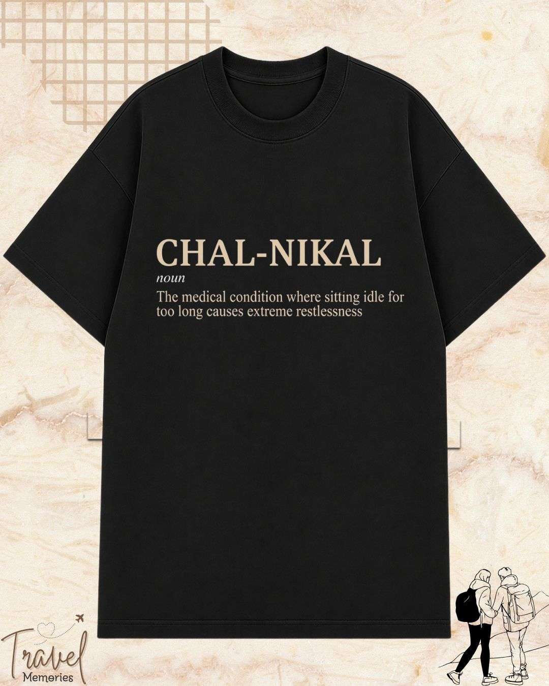 Hinglish Minimalist Dictionary Travel Cotton Tshirt Swiftsoul 