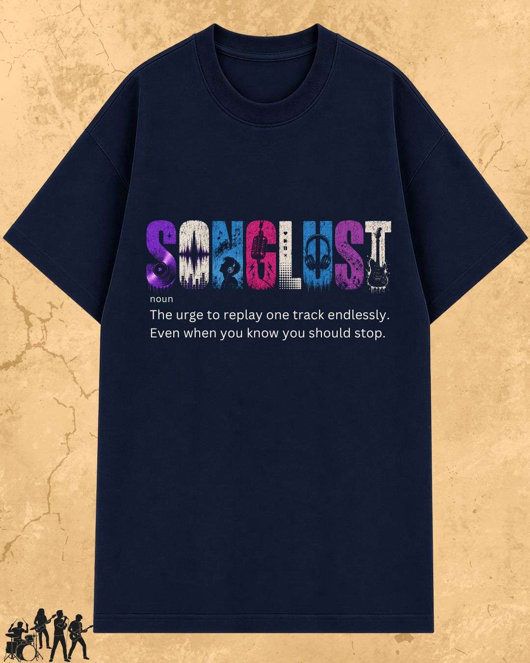 Hinglish Music Dictionary Cotton Tshirt Billien LLC 