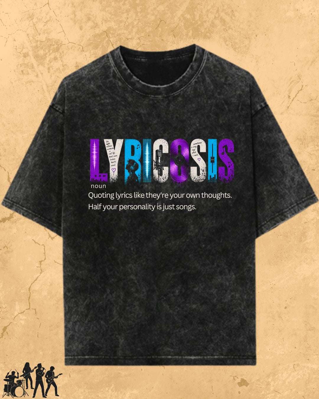 Hinglish Music Dictionary Cotton Tshirt Billien LLC 