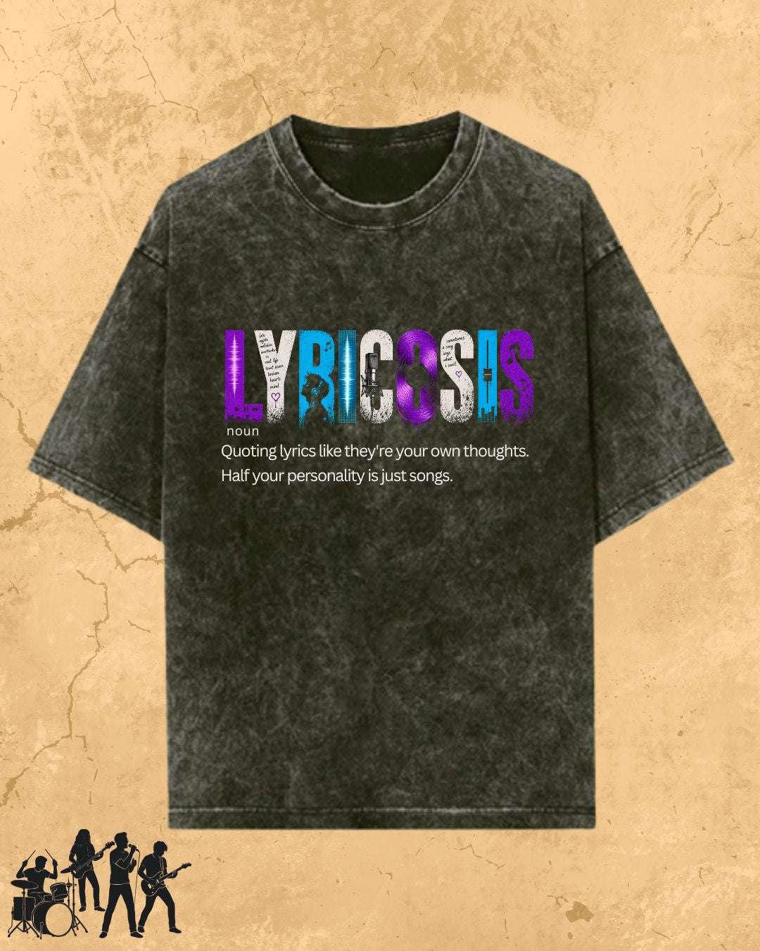 Hinglish Music Dictionary Cotton Tshirt Billien LLC 