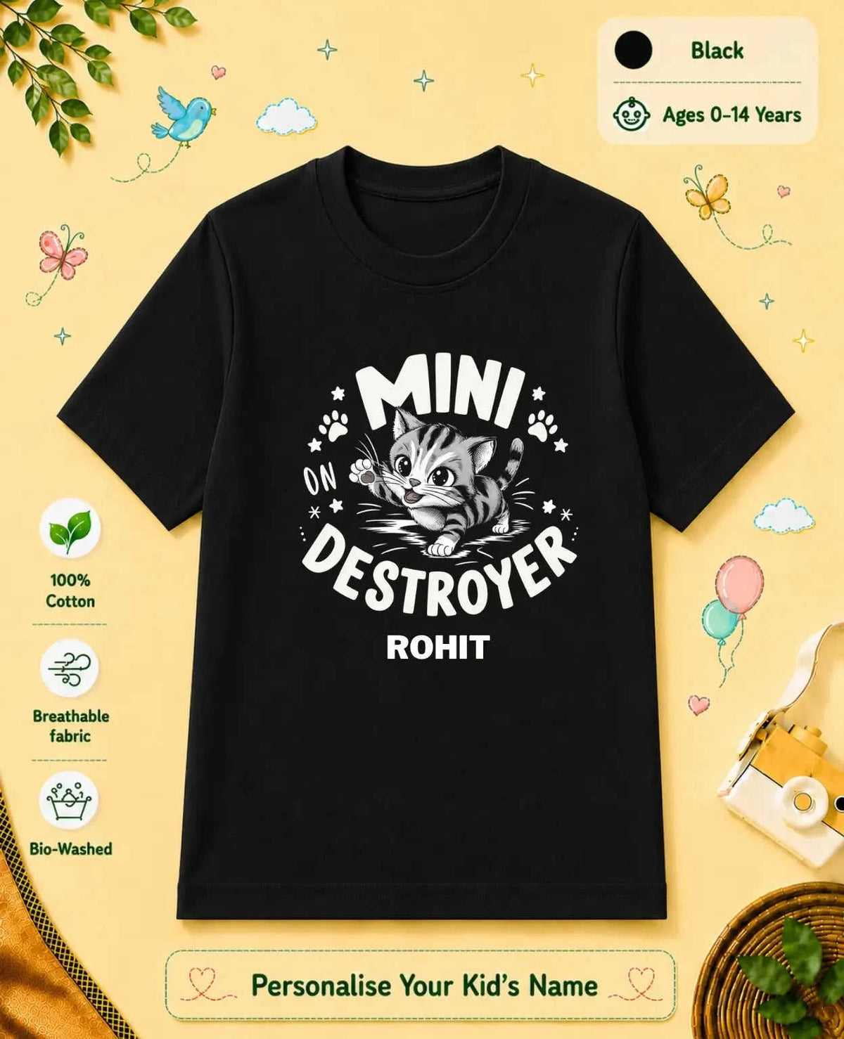 Hollywood Custom Kid Cotton Tshirt Swiftsoul