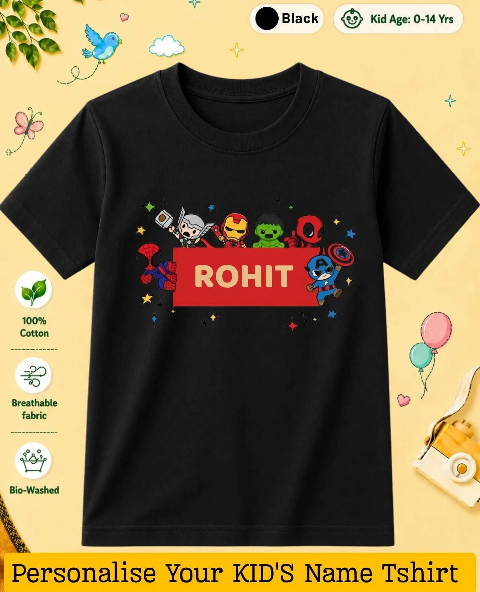 Hollywood Custom Kid Cotton Tshirt Swiftsoul