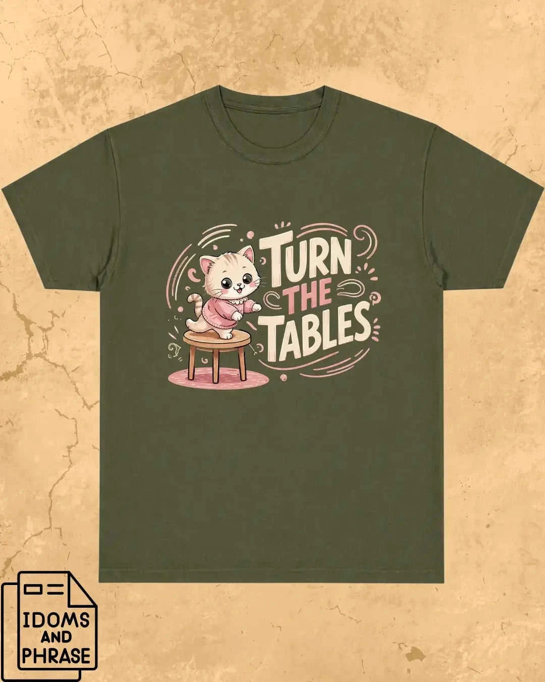 Idiom Whisker Cotton Tee Swiftsoul