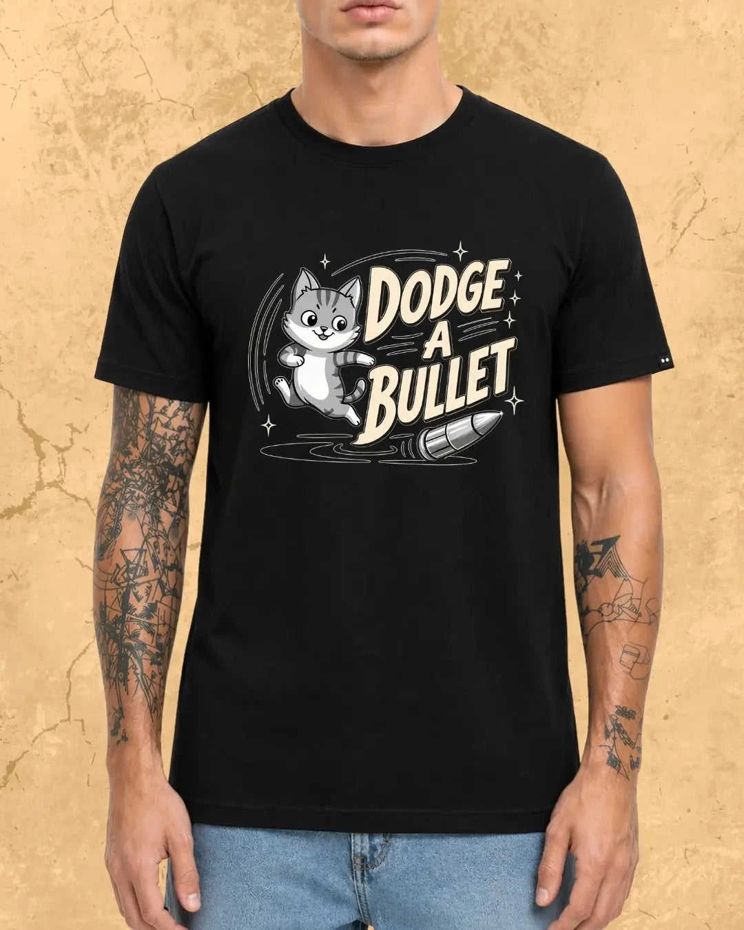 Idiom Whisker Cotton Tee Swiftsoul